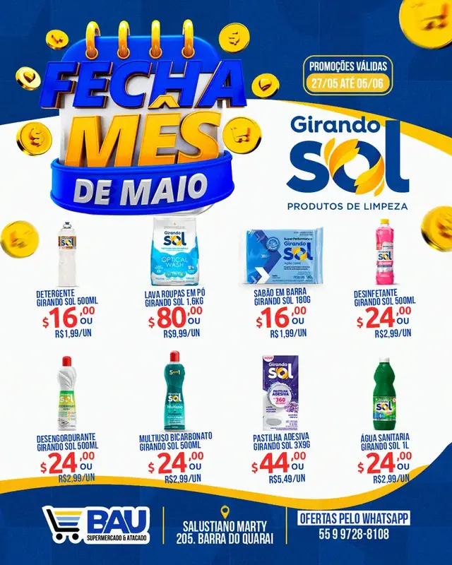 b.a.u · Fecha Mês