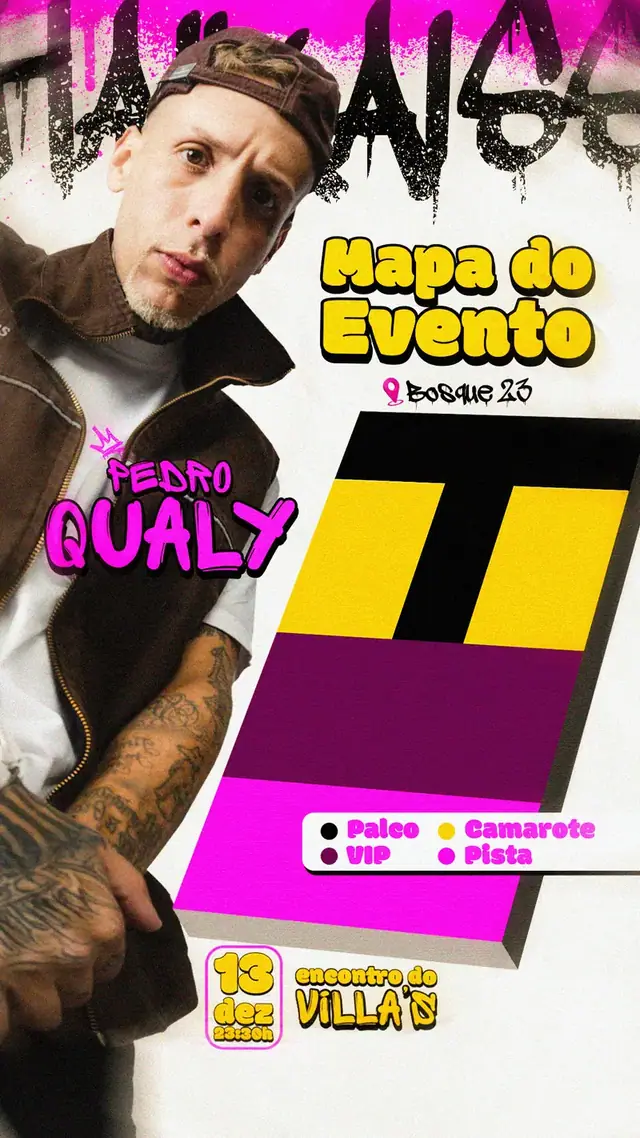 Pedro Qualy · mapa do evento