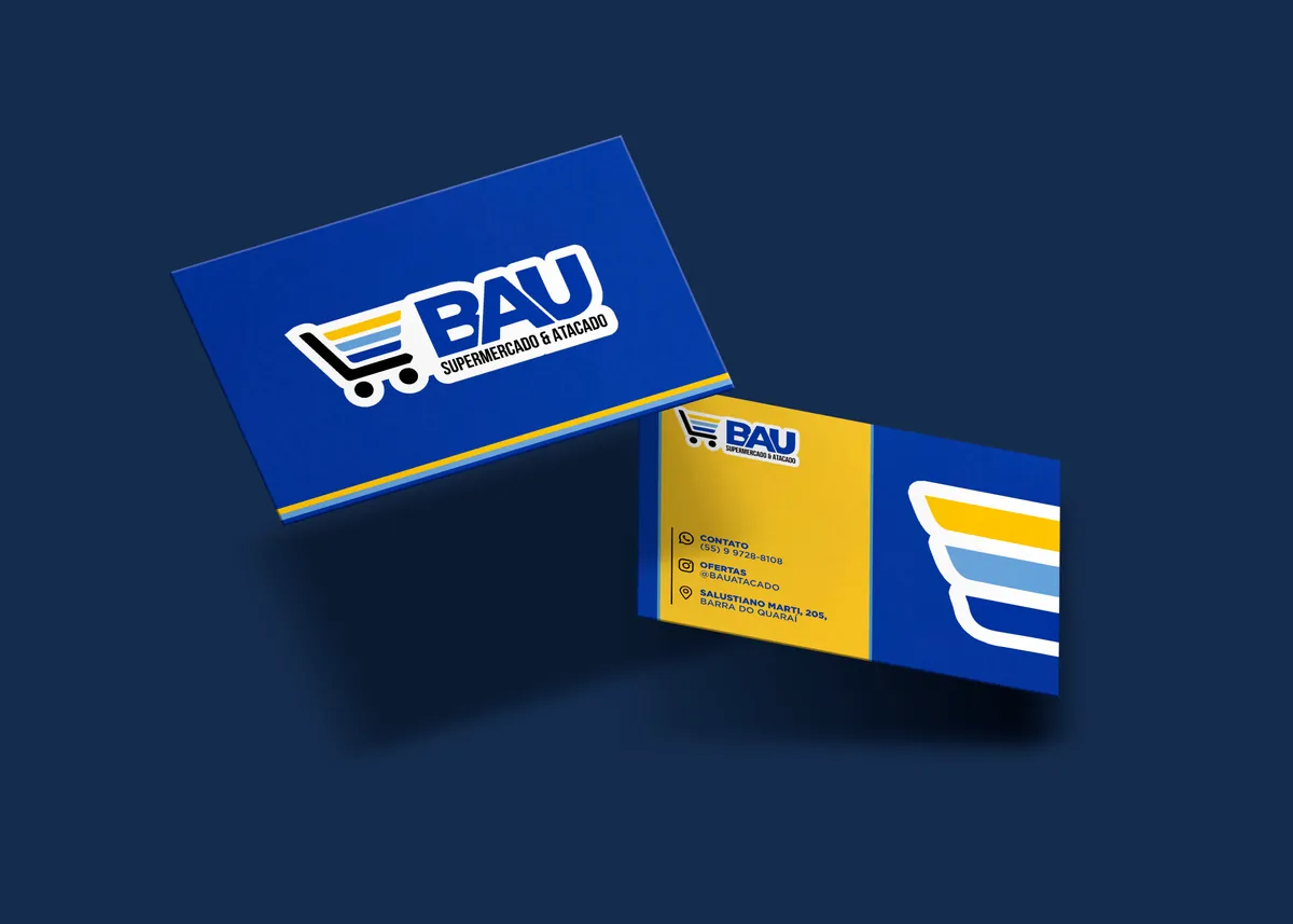 b.a.u · cartão de visita